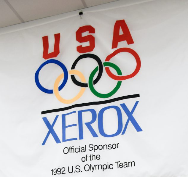 Xerox official sponsor olympic team 1992