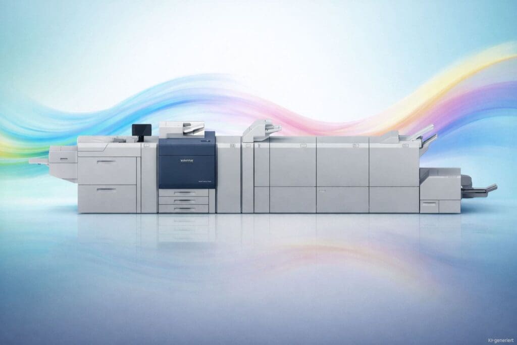 Dieses Bild zeigt die neue Xerox Proficio PX300 Produktionsmaschine.