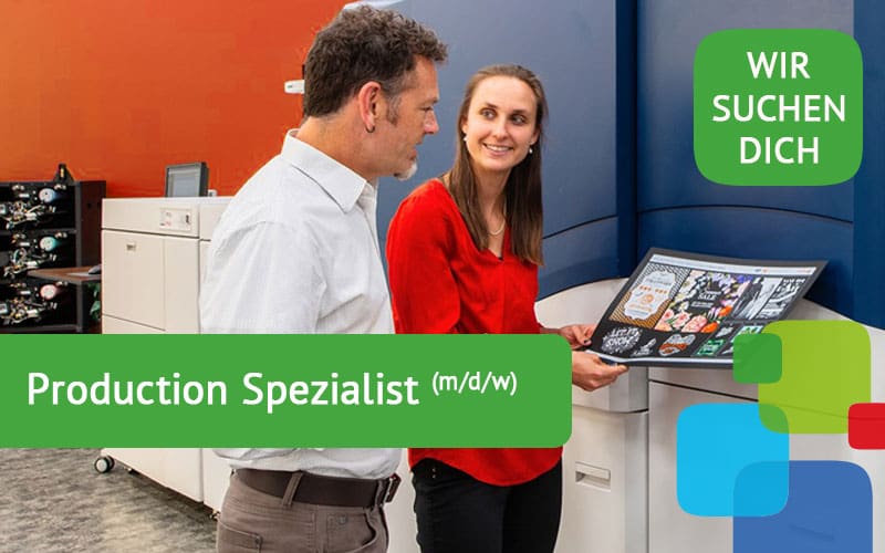 Wir suchen einen Production Spezialisten (m/w/d) für Mitteldeutschland: Workflows, Veredelung und Produktionsprozesse beraten, inklusive Firmenwagen und sehr gutem Kundenbestand.