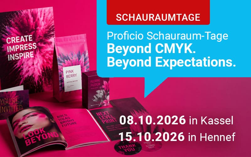 Entdecken Sie die Xerox Proficio-Serie beim Schauraum-Tag von Team Jansen. Erleben Sie live, wie Beyond CMYK leuchtende PANTONE-Farben und beeindruckende Druckqualität möglich macht. Wählen Sie zwischen den Terminen in Hennef und Kassel und sichern Sie sich Ihren Platz.